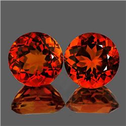 Natural Rare Madeira Top Orange Citrine Pair - FL