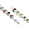 Image 3 : NATURAL MULTI COLOR TOURMALINE Bracelet