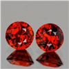 Image 1 : Natural Mandarin Orange Spessartite Pair 5.30 mm - VVS
