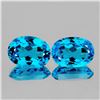 Image 1 : Natural Baby Swiss Blue Topaz Pair 13.55 Cts - VVS