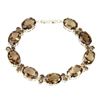 Image 2 : Natural 14x10 MM Top Smoky Quartz 139.60 CTs Bracelet
