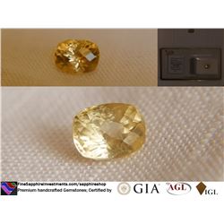 Vivid Gold/Yellow Sapphire, unheated | GIA 2.45 ct