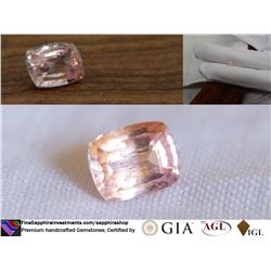 Padparadscha Sapphire, premium cut | GIA 1.14 ct