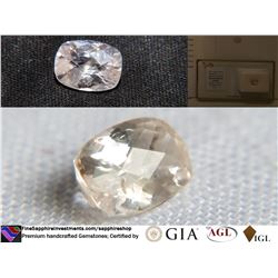 Peach Pink Sapphire, premium cut | AGL 2.36 ct