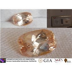 Peach Sapphire, unheated, premium cut | AGL 2.36 ct