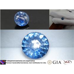 Vivid Blue Madagascar Sapphire, handcrafted 3.14 ct