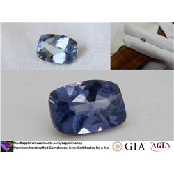 Vivid Blue fine freehand cut Ceylon Sapphire 1 ct