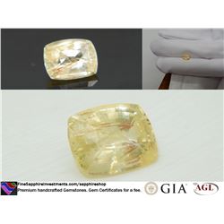 Vivid Fragrant Citron Yellow fine handcrafted Sapphire