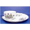 Image 1 : Hostess Set Cup & Saucer - VIOLETS #835683