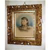 Image 1 : Grand Victorian Portrait in Highly Carved Frame #835936