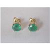 Image 1 : Emerald & Gold Earrings #835948
