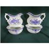 Image 1 : Wall Pockets (Flow Blue?) Porcelain #836002