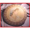 Image 1 : Burnt Wood Art Nouveau Lady Pyrography Plaque #836004