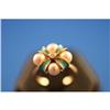 Image 1 : Lovely Pearl, diamond and Enamel RIng in 14K #836281