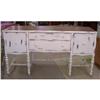 Image 1 : Antique Buffet Refinished in White Distressed #836352