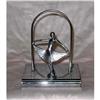 Image 1 : Art Deco Chrome Napkin Holder with Charleston  #836397