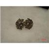 Image 1 : Gray Rhinestone WEISS Clipped Earrings #844189