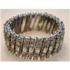 Image 1 :  Elastic Bracelet  Wide 140 Rhinestones #844247
