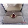 Image 1 : 10kt Gold Marquise RUBY GARNET Ring Size 5 #844636