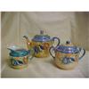 Image 1 : Takito Lustreware Teapot, Sugar, and Creamer #845274