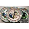 Image 1 : WEDGWOOD Ivanhoe Plates 3 scenes  Hand Colored #846164