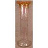 Image 1 : ART GLASS Enameled & Cut HP Vase MOSER Large #846233