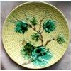 Image 1 : MAJOLICA Sarreguemines LARGE Compote ANTIQUE #846259
