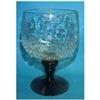 Image 1 : Large Footed Crackle Glass Bowl #847710