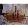 Image 1 : Cambridge Glass, signed, Sugar & Creamer #848090