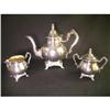 Image 1 : GORGEOUS VICTORIAN STYLE SILVER TEA SET FOOTED #848193