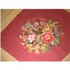 Image 1 : LOVELY VINTAGE NEEDLEPOINT FLORAL POPPIES30X35 #848195