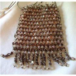 Victorian Purse Iridescent Beads with Pink #854158