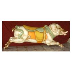 Reproduction Antique Carousel Pig by Bayol #854175