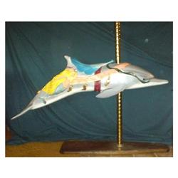 Lifesize Carousel Dolphin Not Carousel Horse #854182