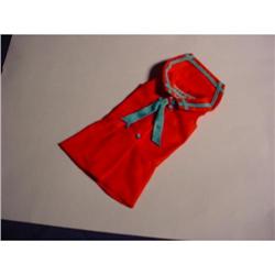 "Francie's" red sailor dress w/ tag: '65 Mattel #854194
