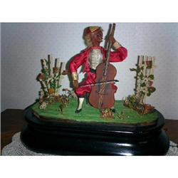 Musical & Automata Monkey  Cello Player, circa #854205