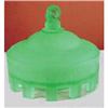Image 1 : COURT JESTER Green Satin Glass Powder Jar #854634