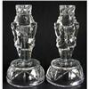 Image 1 : Toy Soldier Molded Lead Crystal Candlesticks #854758