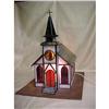 Image 1 : Stained, Leaded Glass Church Sculpture, #854848