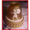 Antique Soldiers Enamel Art Glass Lamp Shade #855025