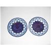 Pair Flow Blue Plates Sku1964 #855157