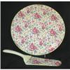 Image 1 : Royal Tudor Chintz Cake Plate and Server  #855200