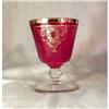 Image 1 : A Pair of Ruby Red & Gold Filigree Goblets #855201