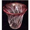 Image 1 :   Val St. Lambert Crystal Vase Ruby / Clear #864904