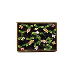 Old Chinese Export Enamel Cloisonne Box  #865022