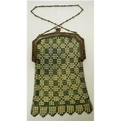 Antique Metalic Mesh FLAPPER PURSE #876534