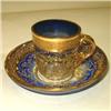 Image 1 : Moser Cobalt Cup & Saucer #876727