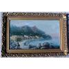 Image 1 : 18th C. Original Oil Harborscape #876789