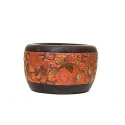 Old Japanese Wood Lacquer Hibachi Tea #877152
