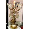 Image 1 : German Cut Crystal and Metal Table Lamp #877371